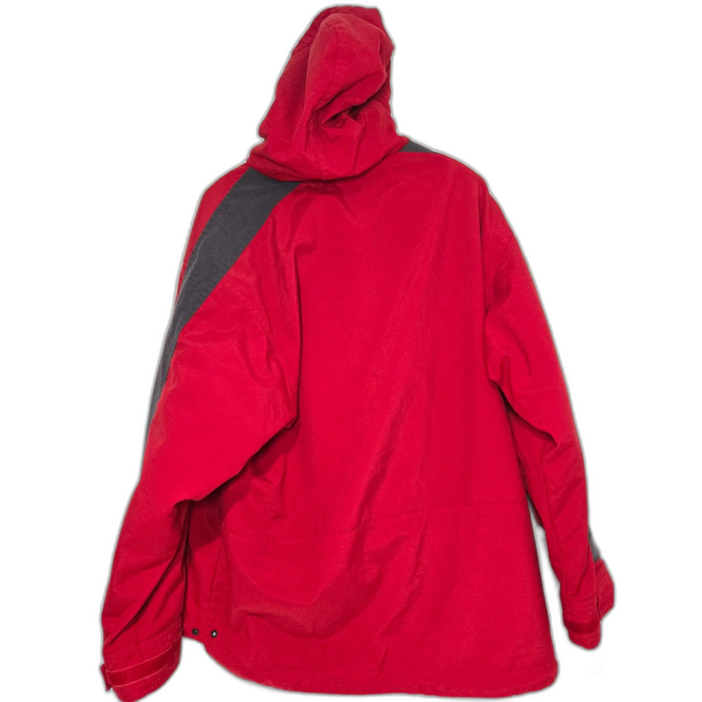 Vintage Gap Fleece Lined Anorak Jacket | Men's Size Medium -Runs Big | Red Black - Picture 3 of 10